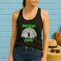 Patient Zero Funny Halloween Zombie Apocalypse Costume Women's Tank Top thumb 2