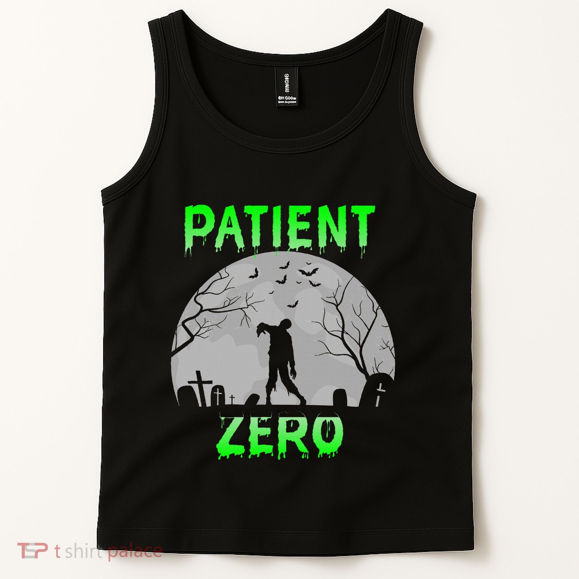 Patient Zero Funny Halloween Zombie Apocalypse Costume Tank Top