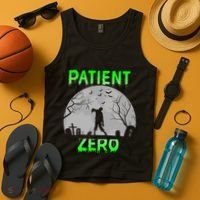 Patient Zero Funny Halloween Zombie Apocalypse Costume Tank Top thumb 4