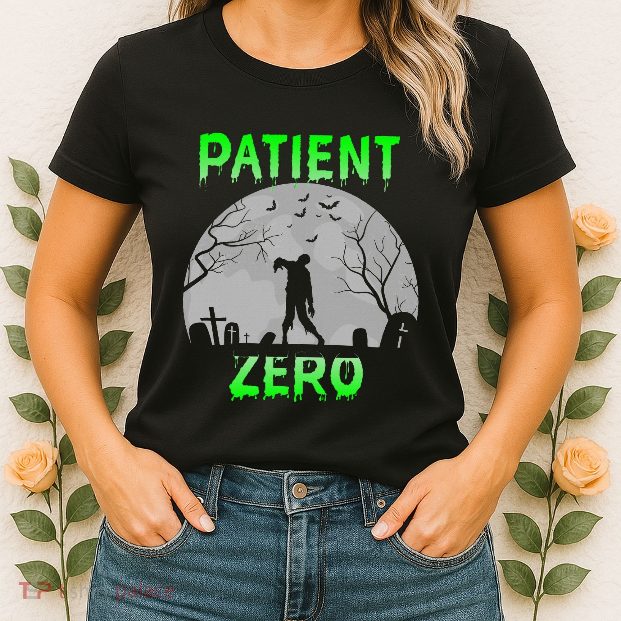 Patient Zero Funny Halloween Zombie Apocalypse Costume Women's T-Shirt