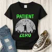 Patient Zero Funny Halloween Zombie Apocalypse Costume Women's T-Shirt thumb 3