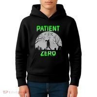 Patient Zero Funny Halloween Zombie Apocalypse Costume Kids Hoodie thumb 4