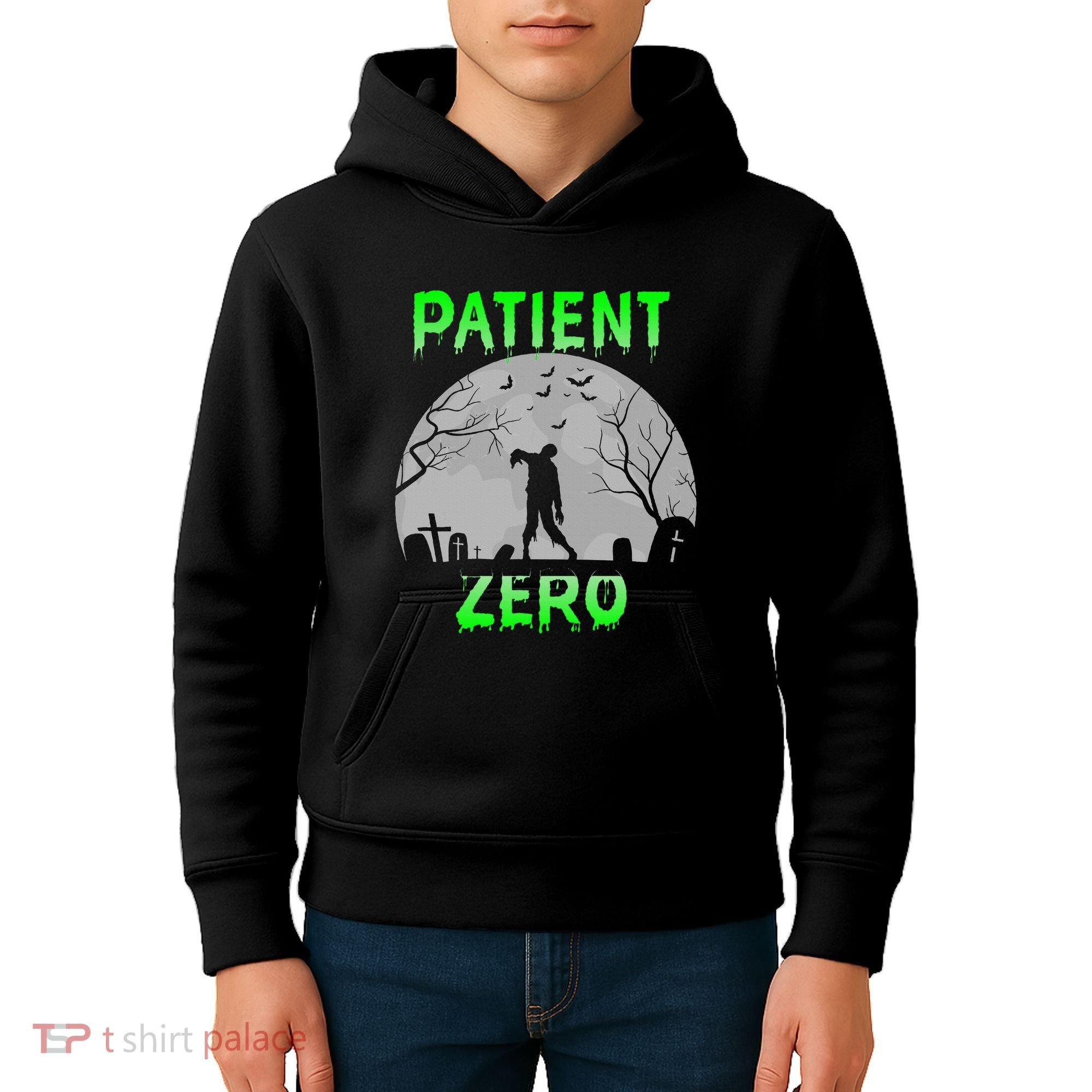 Patient Zero Funny Halloween Zombie Apocalypse Costume Kids Hoodie