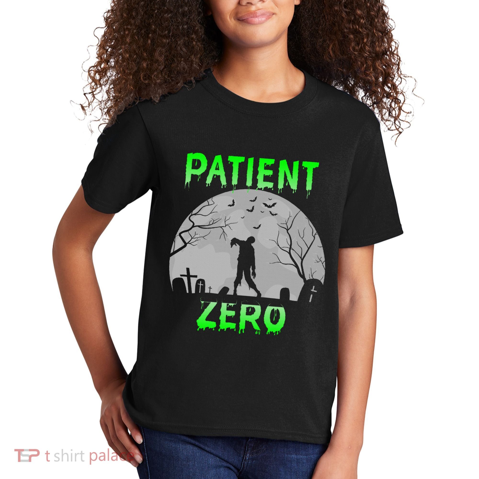 Patient Zero Funny Halloween Zombie Apocalypse Costume Kids T-Shirt