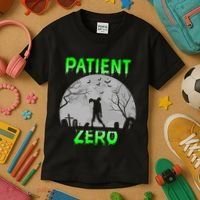 Patient Zero Funny Halloween Zombie Apocalypse Costume Kids T-Shirt thumb 3