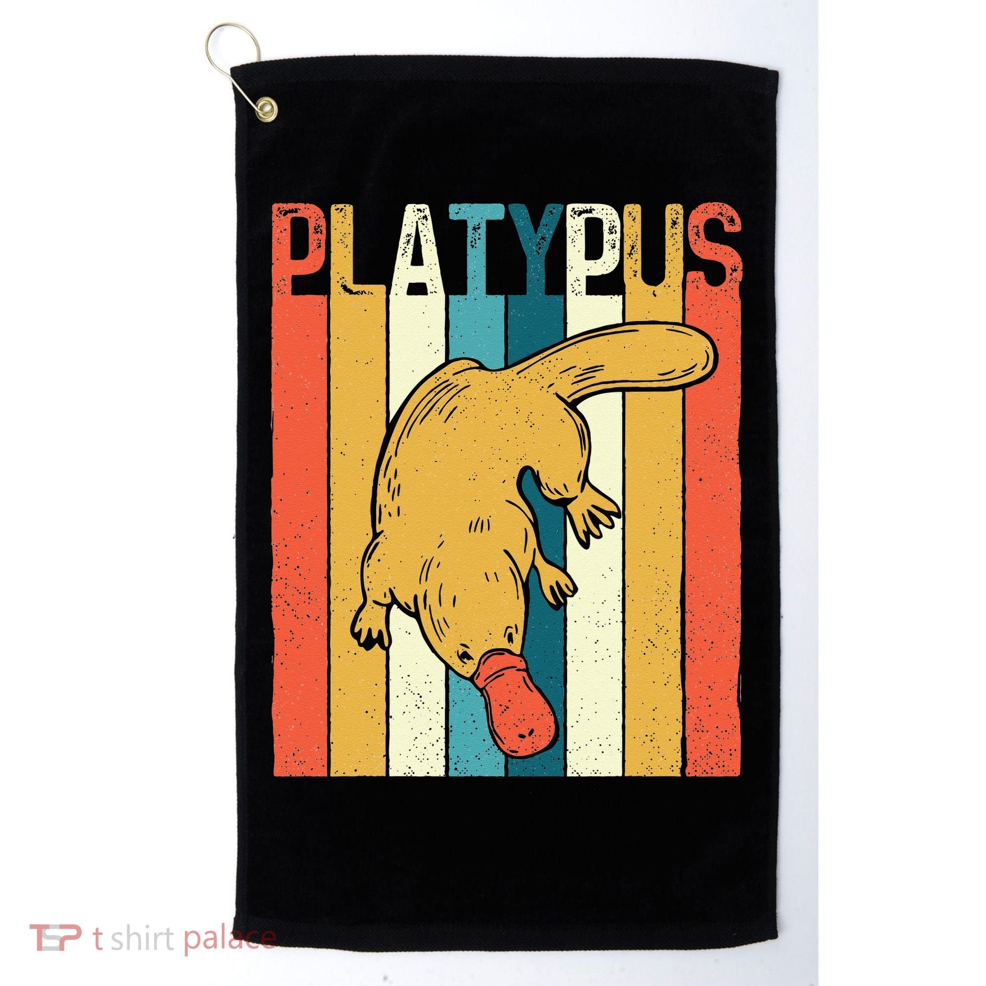 Platypus Zookeeper Marine Biologist Animal Lover Golf Towel