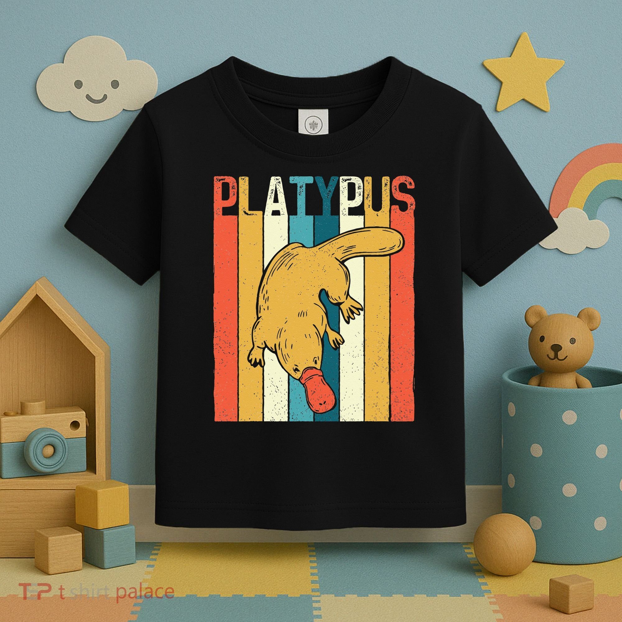 Platypus Zookeeper Marine Biologist Animal Lover Toddler T-Shirt