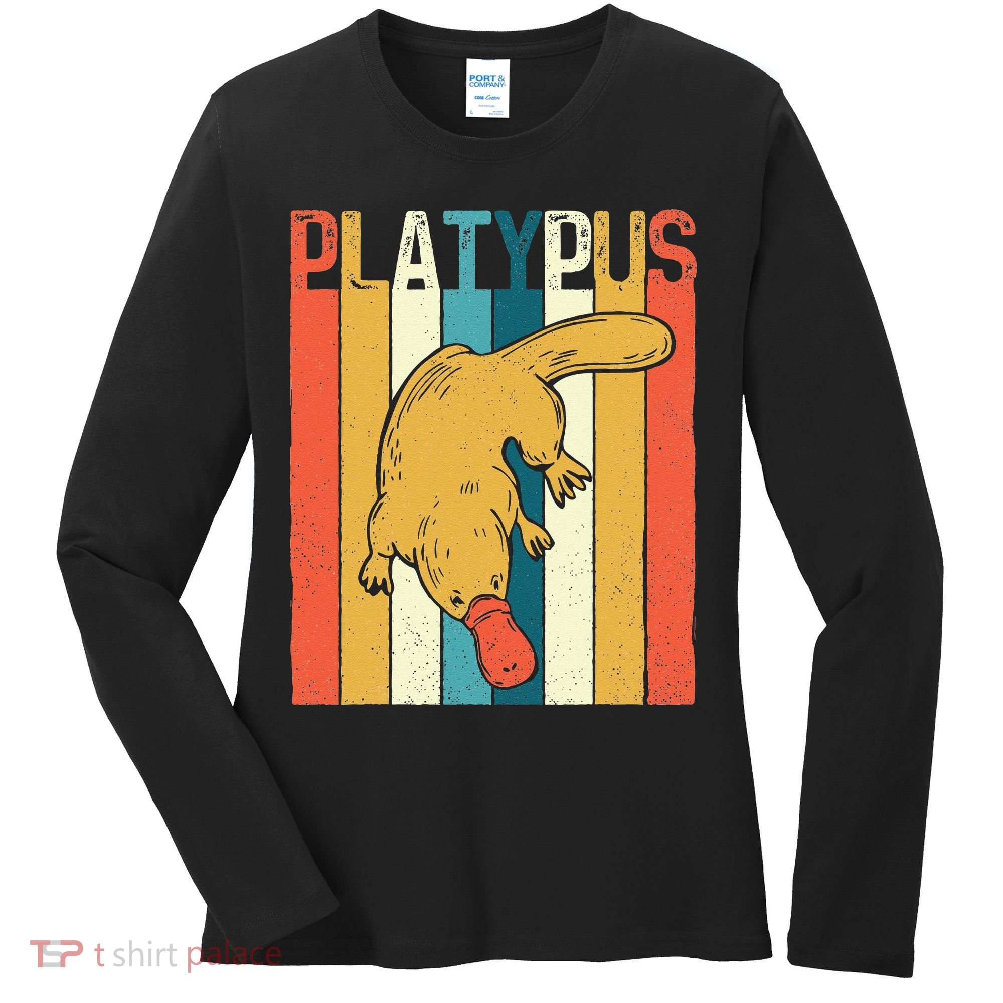 Platypus Zookeeper Marine Biologist Animal Lover Women's Long Sleeve Shirt
