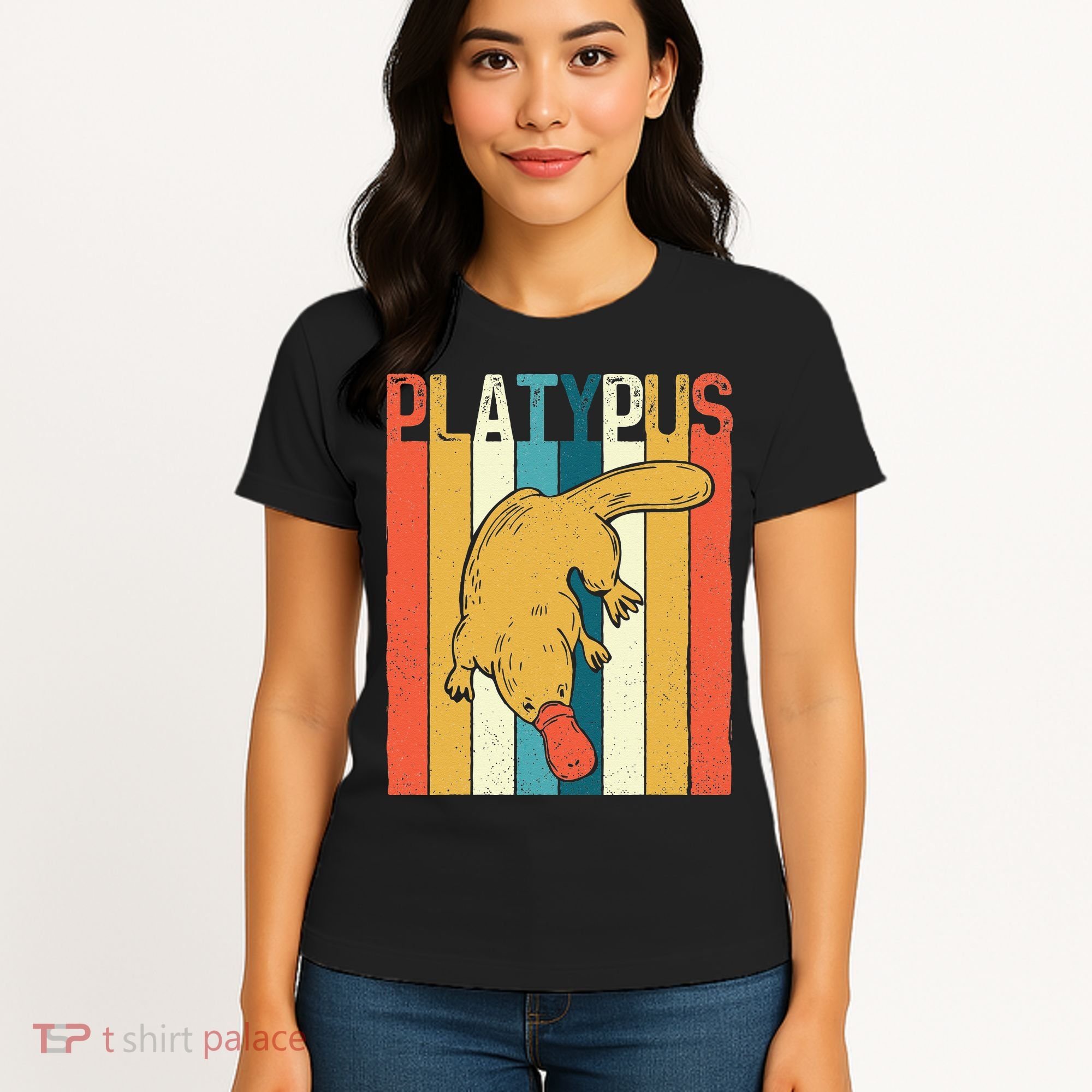 Platypus Zookeeper Marine Biologist Animal Lover Women's T-Shirt