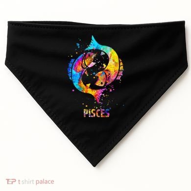 Pisces Zodiac Sign USA-Made Doggie Bandana