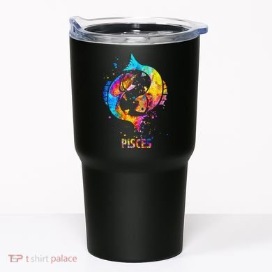 Pisces Zodiac Sign Tumbler