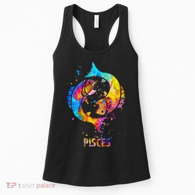 Pisces Zodiac Sign Women's Tank Top