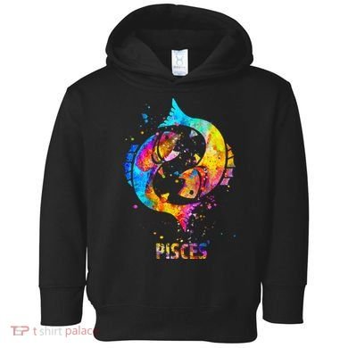Pisces Zodiac Sign Toddler Hoodie