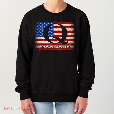 Q-anon  WWG1WGA Where We Go One We Go All Women's Sweatshirt