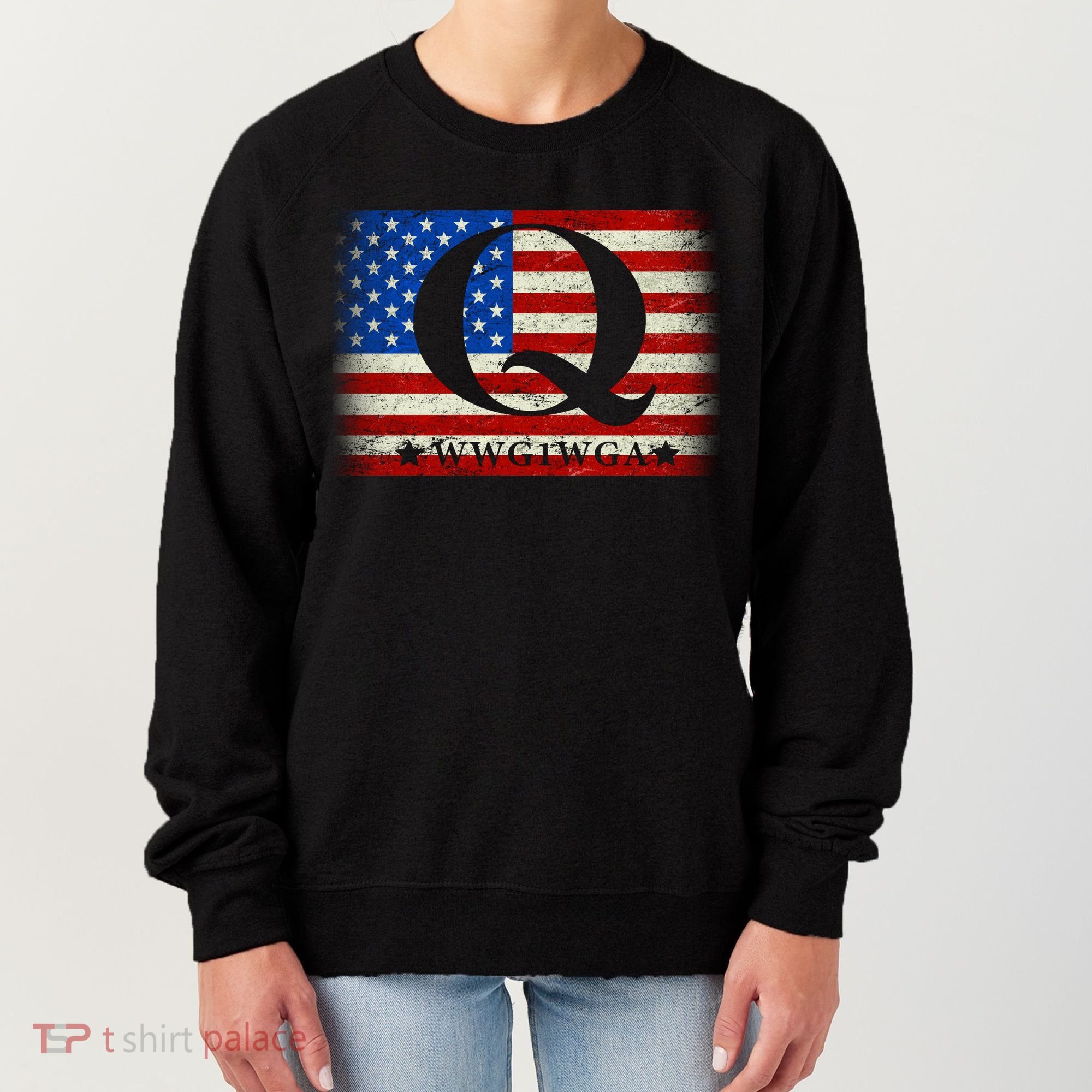 Q-anon  WWG1WGA Where We Go One We Go All Women's Sweatshirt