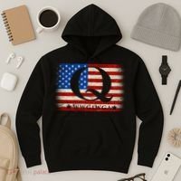 Q-anon  WWG1WGA Where We Go One We Go All Hoodie thumb 3