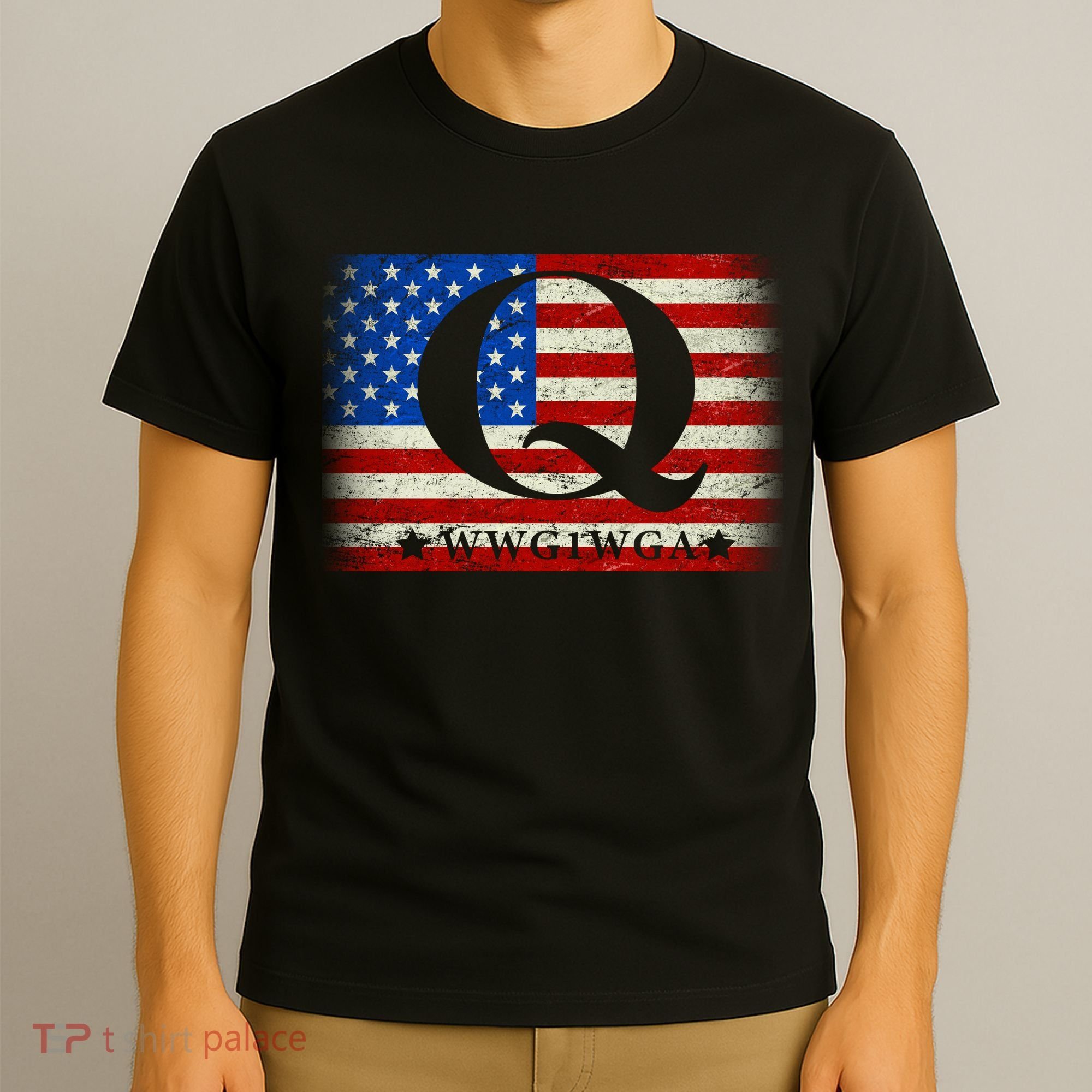 Q-anon  WWG1WGA Where We Go One We Go All T-Shirt