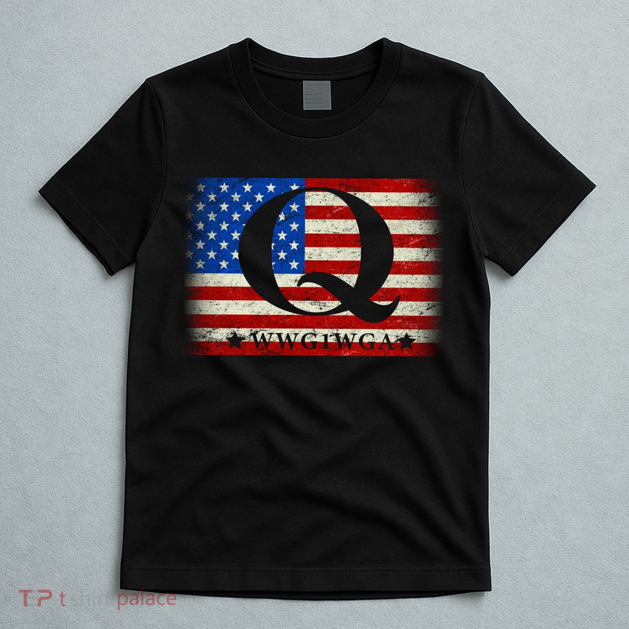 Q-anon  WWG1WGA Where We Go One We Go All T-Shirt