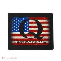 Q-anon  WWG1WGA Where We Go One We Go All Mousepad thumb 0