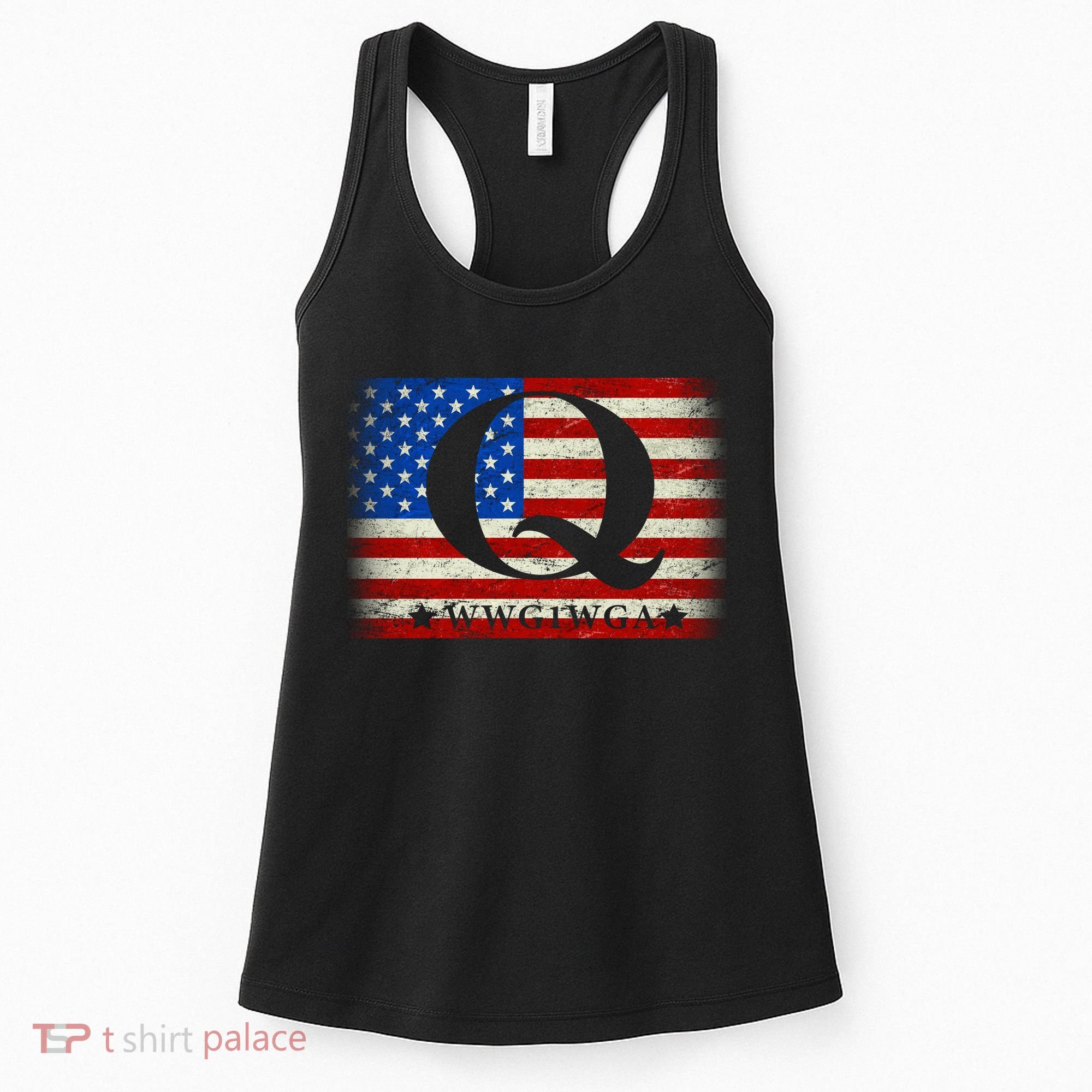 Q-anon  WWG1WGA Where We Go One We Go All Women's Tank Top