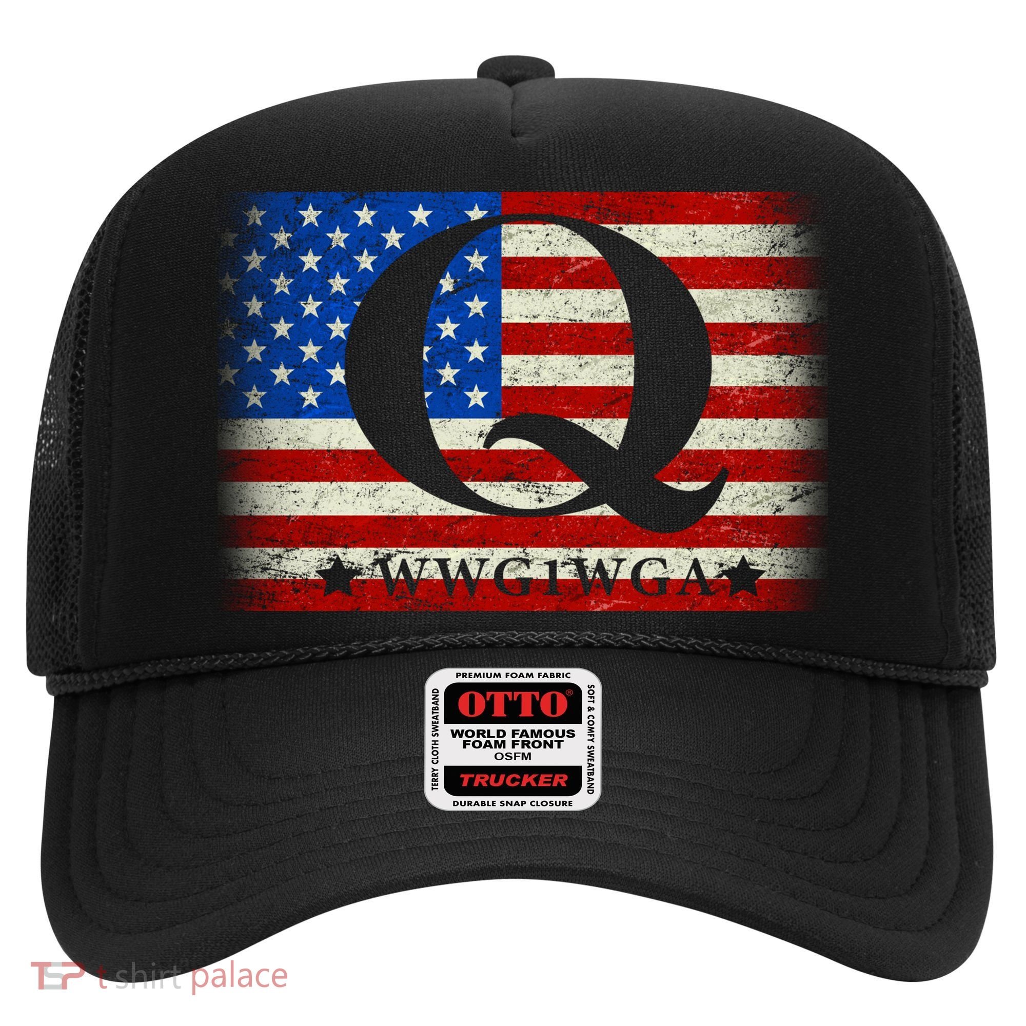 Q-anon  WWG1WGA Where We Go One We Go All Hat