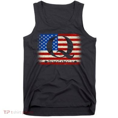 Q-anon  WWG1WGA Where We Go One We Go All Tank Top