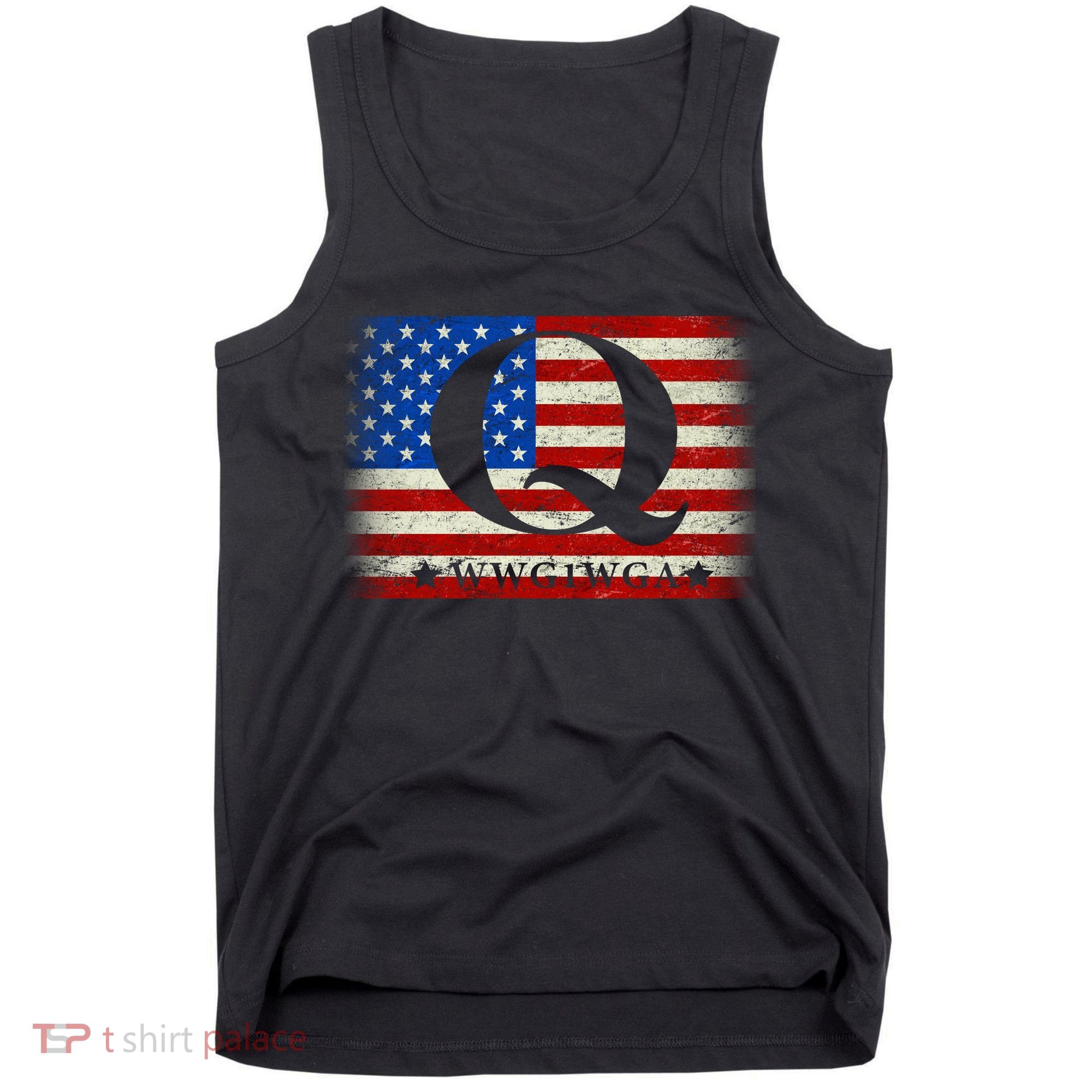 Q-anon  WWG1WGA Where We Go One We Go All Tank Top