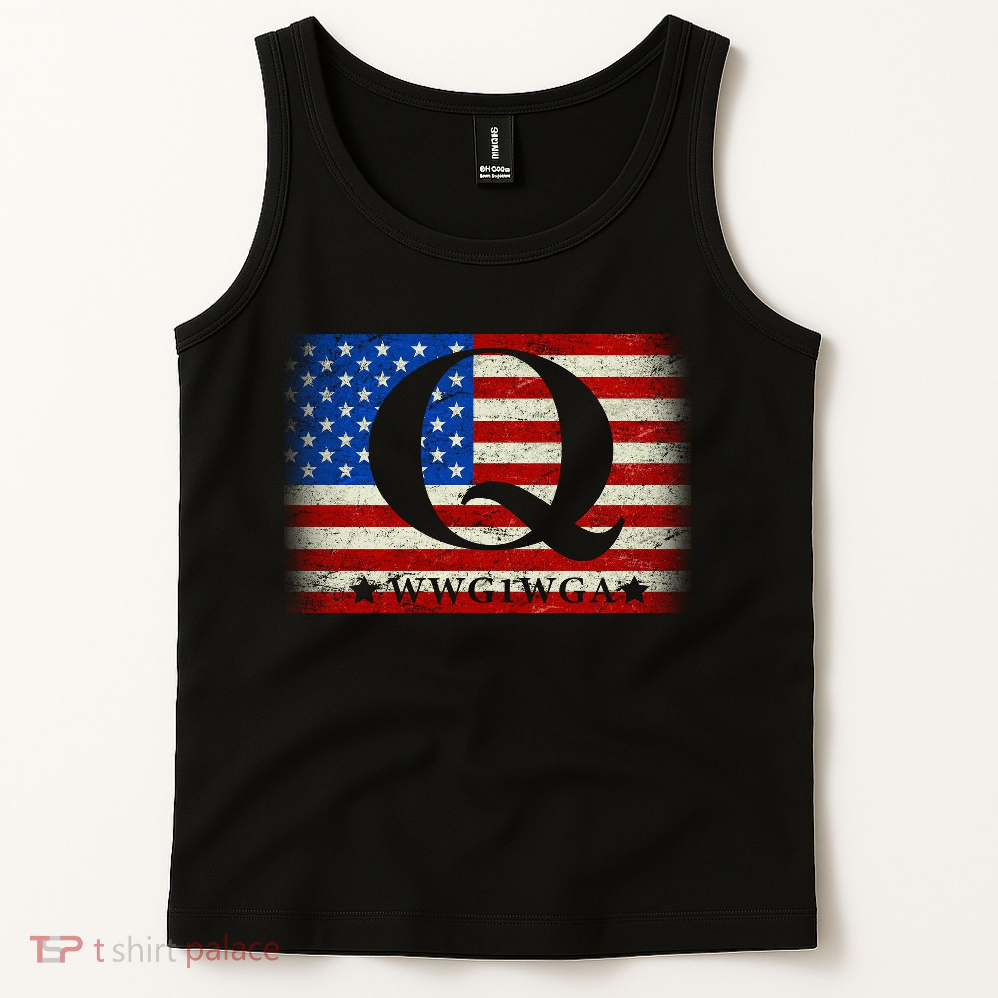 Q-anon  WWG1WGA Where We Go One We Go All Tank Top