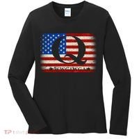 Q-anon  WWG1WGA Where We Go One We Go All Women's Long Sleeve Shirt thumb 0