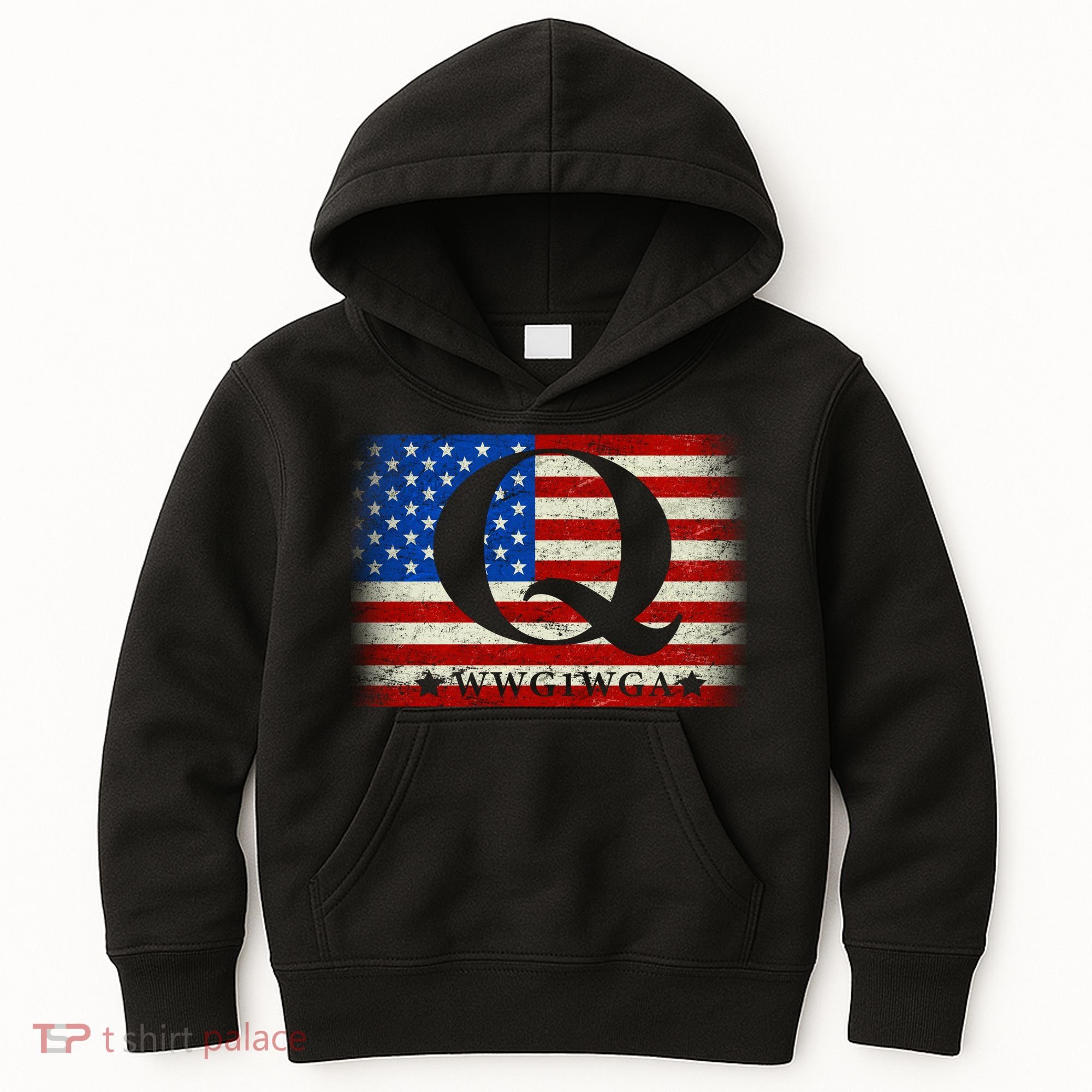 Q-anon  WWG1WGA Where We Go One We Go All Kids Hoodie