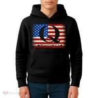 Q-anon  WWG1WGA Where We Go One We Go All Kids Hoodie thumb 4