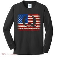 Q-anon  WWG1WGA Where We Go One We Go All Kids Long Sleeve Shirt thumb 0