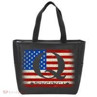 Q-anon  WWG1WGA Where We Go One We Go All Tote Bag thumb 0