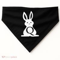 Q Anon Bunny Qanon USA-Made Doggie Bandana thumb 0