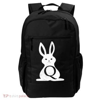 Q Anon Bunny Qanon Backpack