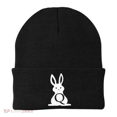 Q Anon Bunny Qanon Beanie