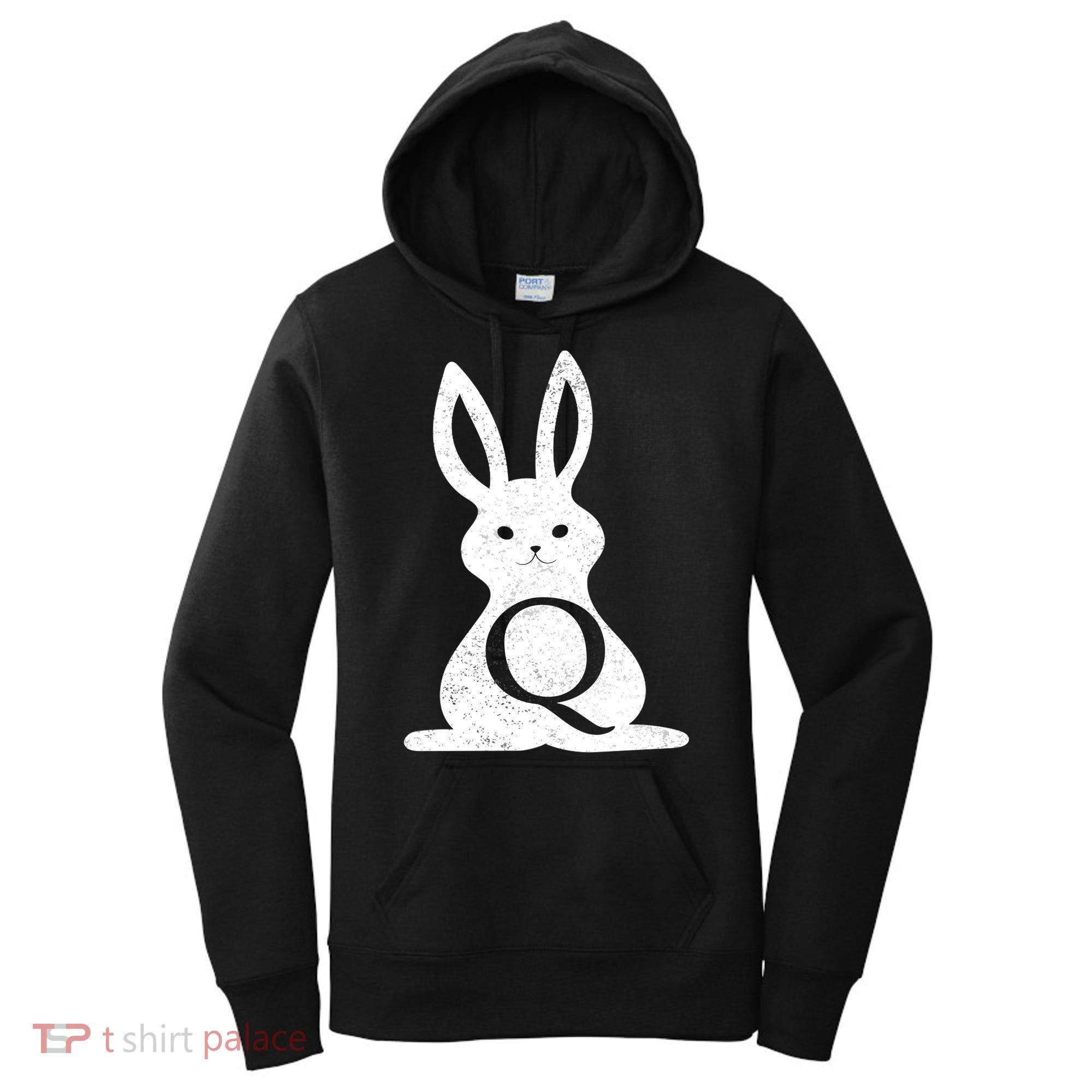Q Anon Bunny Qanon Women's Hoodie