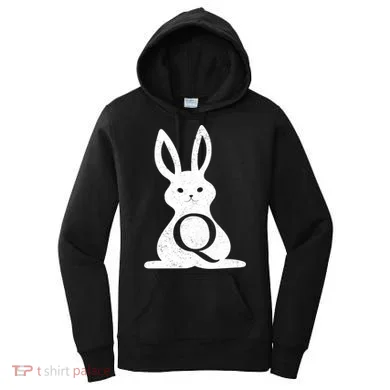 Q Anon Bunny Qanon Women's Hoodie
