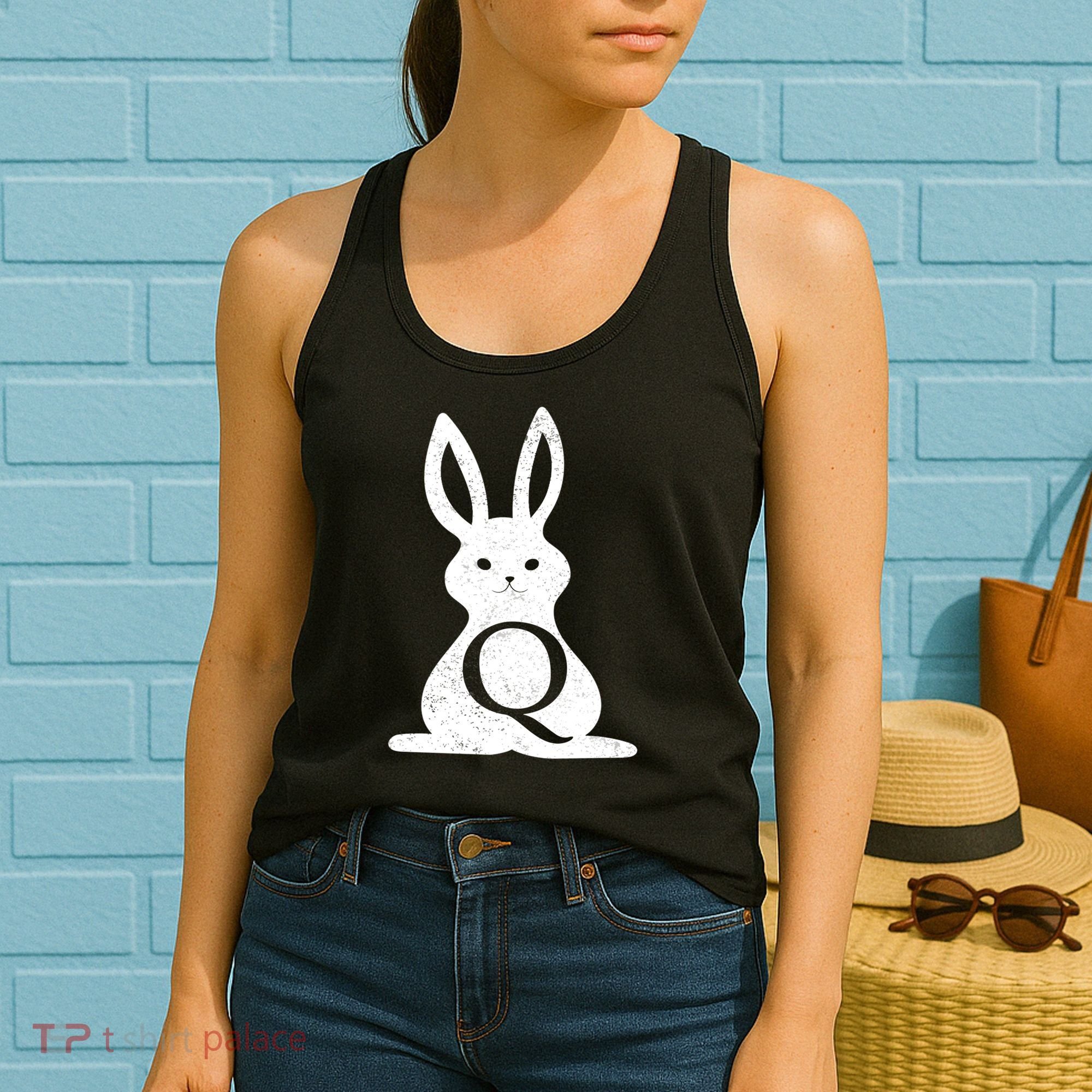 Q Anon Bunny Qanon Women's Tank Top
