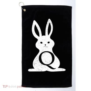 Q Anon Bunny Qanon Golf Towel