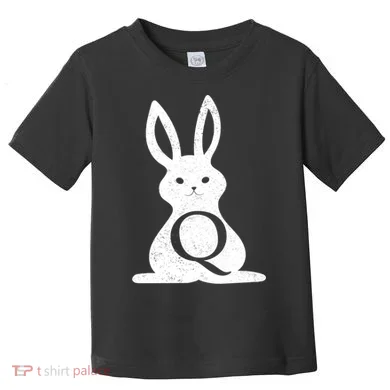 Q Anon Bunny Qanon Toddler T-Shirt