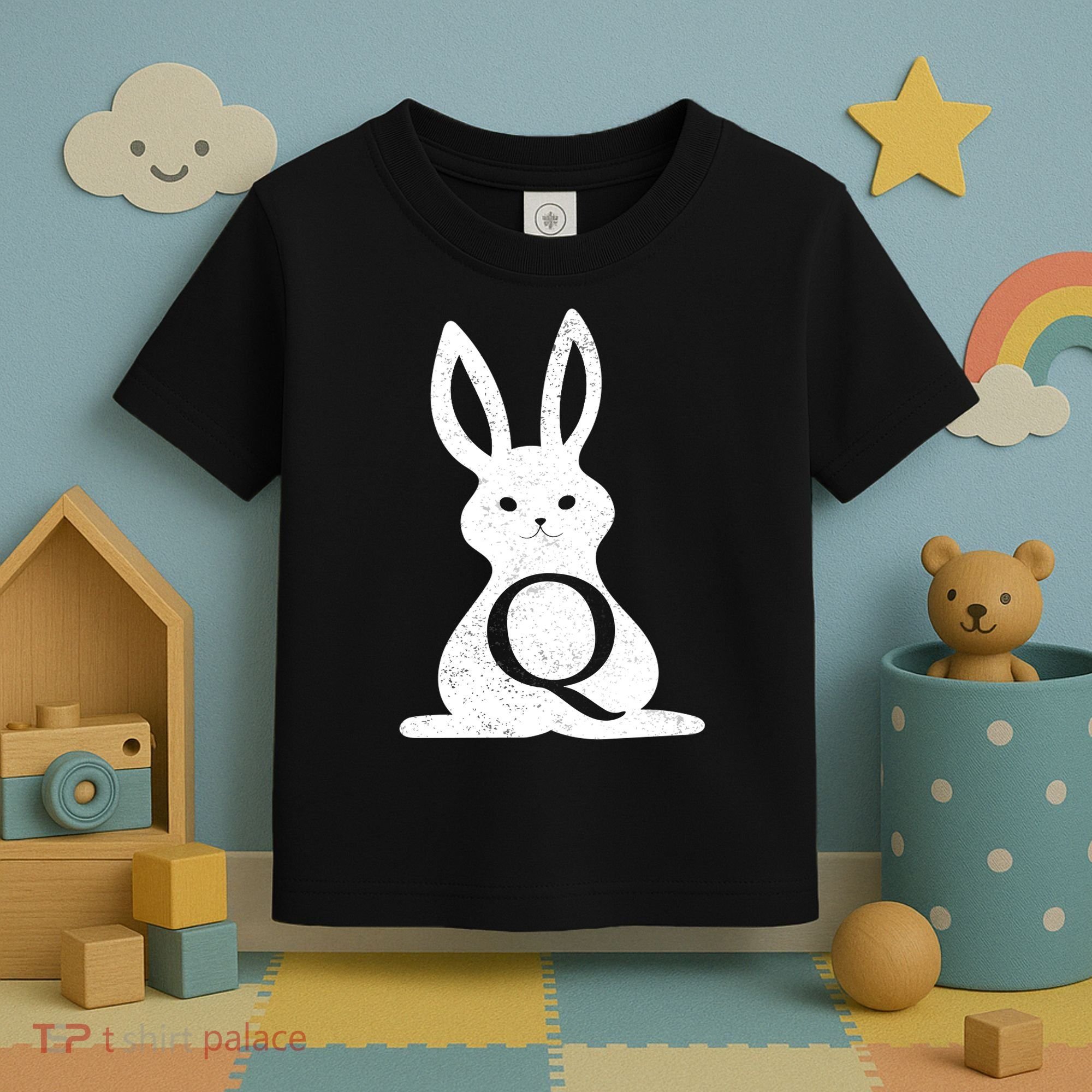 Q Anon Bunny Qanon Toddler T-Shirt