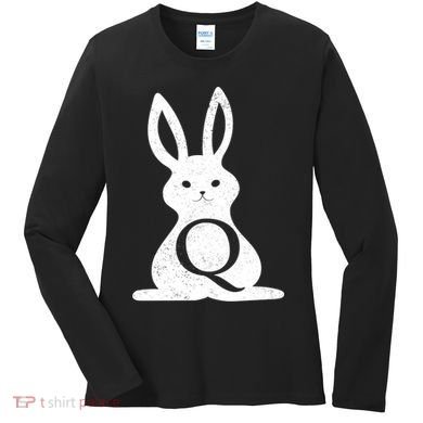 Q Anon Bunny Qanon Women's Long Sleeve Shirt