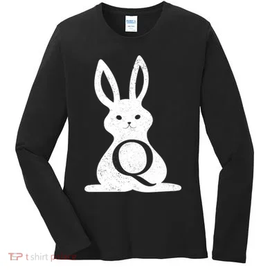 Q Anon Bunny Qanon Women's Long Sleeve Shirt