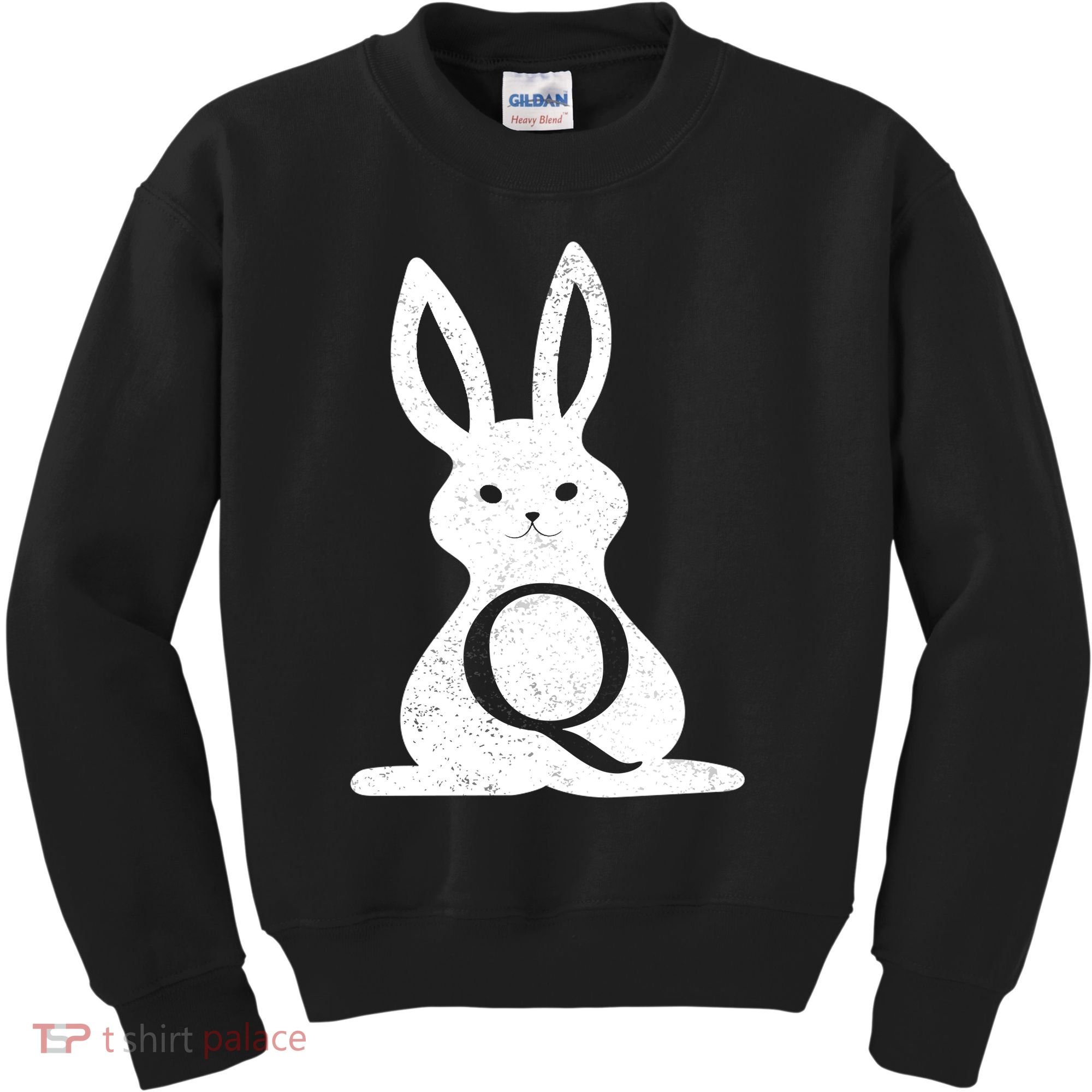 Q Anon Bunny Qanon Kids Sweatshirt