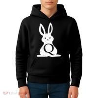 Q Anon Bunny Qanon Kids Hoodie thumb 4