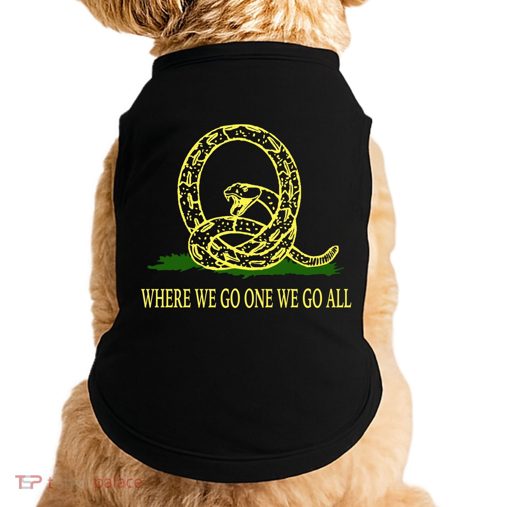 Q Anon Don't Tread On Me Qanon Doggie Tank