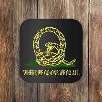 Q Anon Don't Tread On Me Qanon Coaster thumb 0