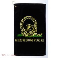 Q Anon Don't Tread On Me Qanon Golf Towel thumb 0