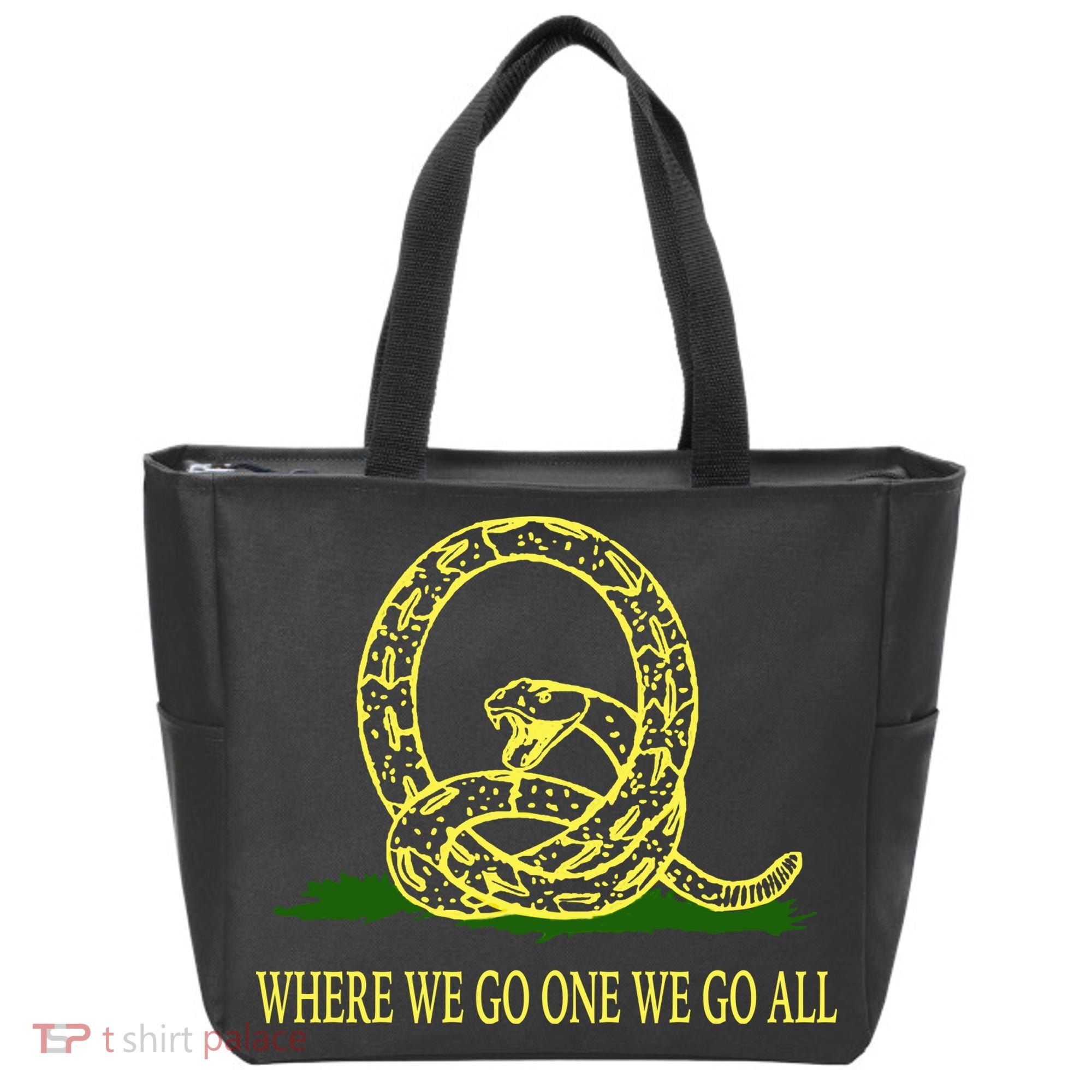 Q Anon Don't Tread On Me Qanon Tote Bag